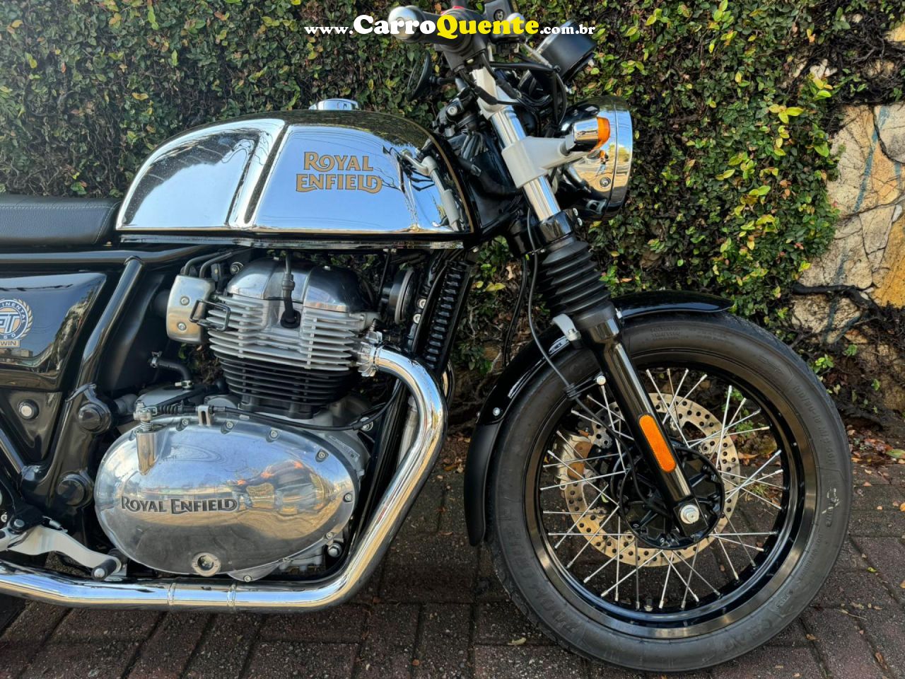 ROYAL ENFIELD   CONTINENTAL GT SPEC. COLORWAY 650CC ABS   PRATA 2023 650 GASOLINA - Loja