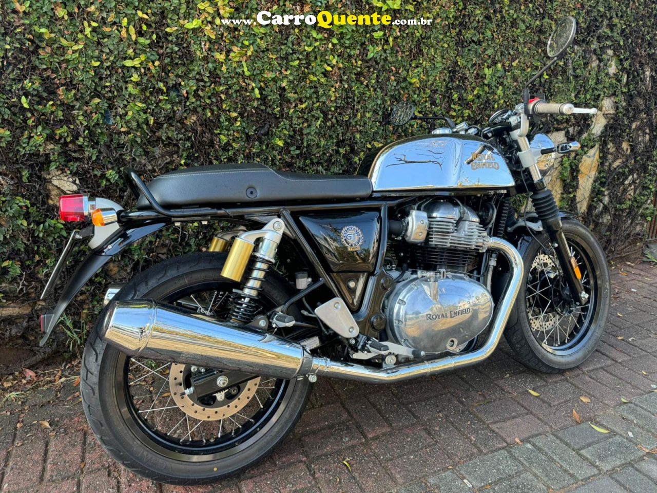 ROYAL ENFIELD   CONTINENTAL GT SPEC. COLORWAY 650CC ABS   PRATA 2023 650 GASOLINA - Loja