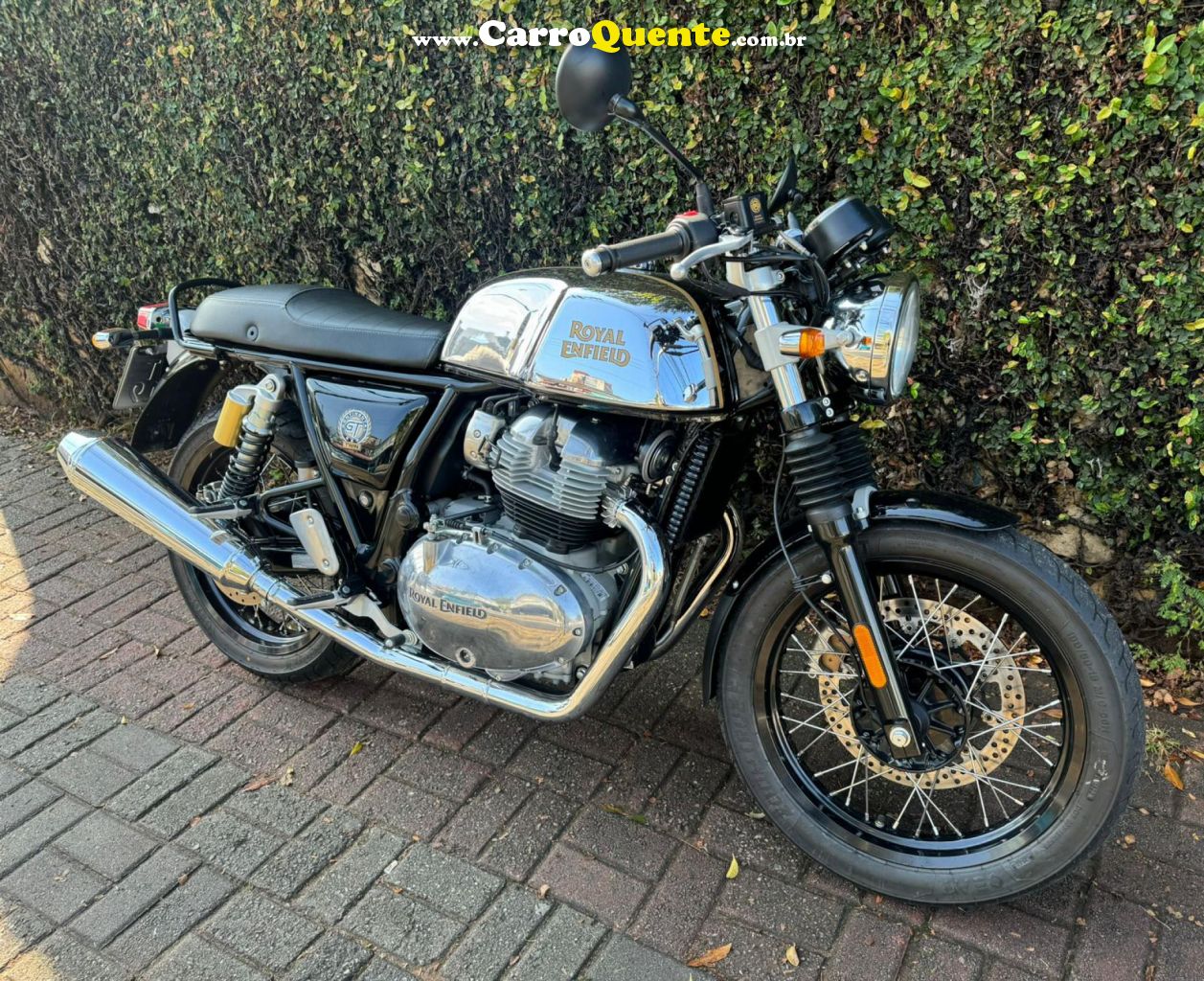 ROYAL ENFIELD   CONTINENTAL GT SPEC. COLORWAY 650CC ABS   PRATA 2023 650 GASOLINA - Loja