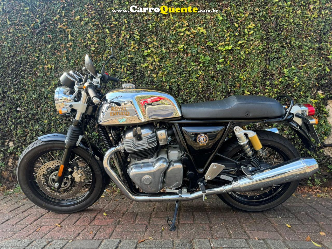 ROYAL ENFIELD   CONTINENTAL GT SPEC. COLORWAY 650CC ABS   PRATA 2023 650 GASOLINA - Loja