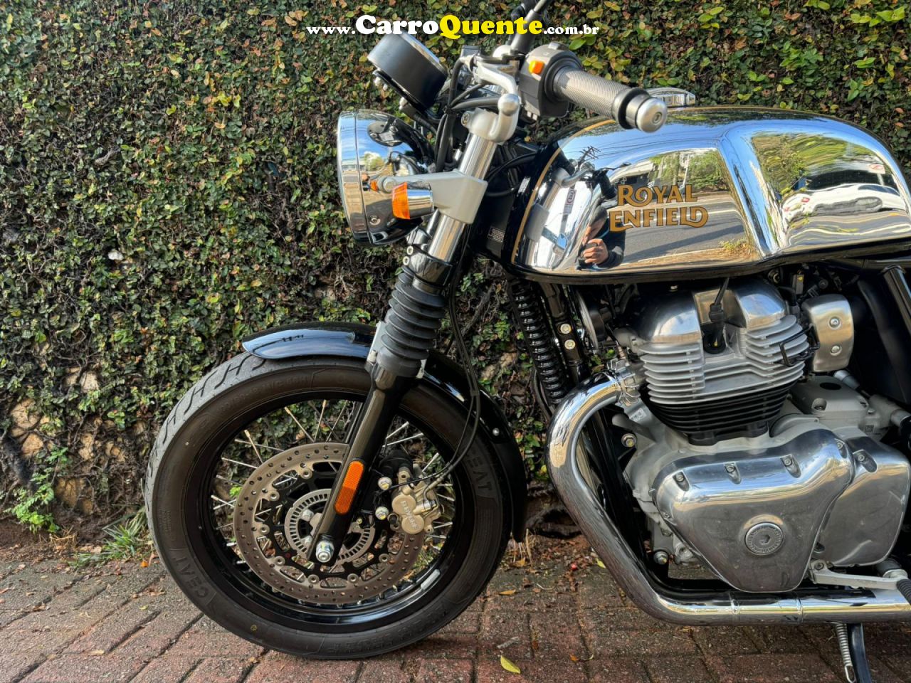 ROYAL ENFIELD   CONTINENTAL GT SPEC. COLORWAY 650CC ABS   PRATA 2023 650 GASOLINA - Loja