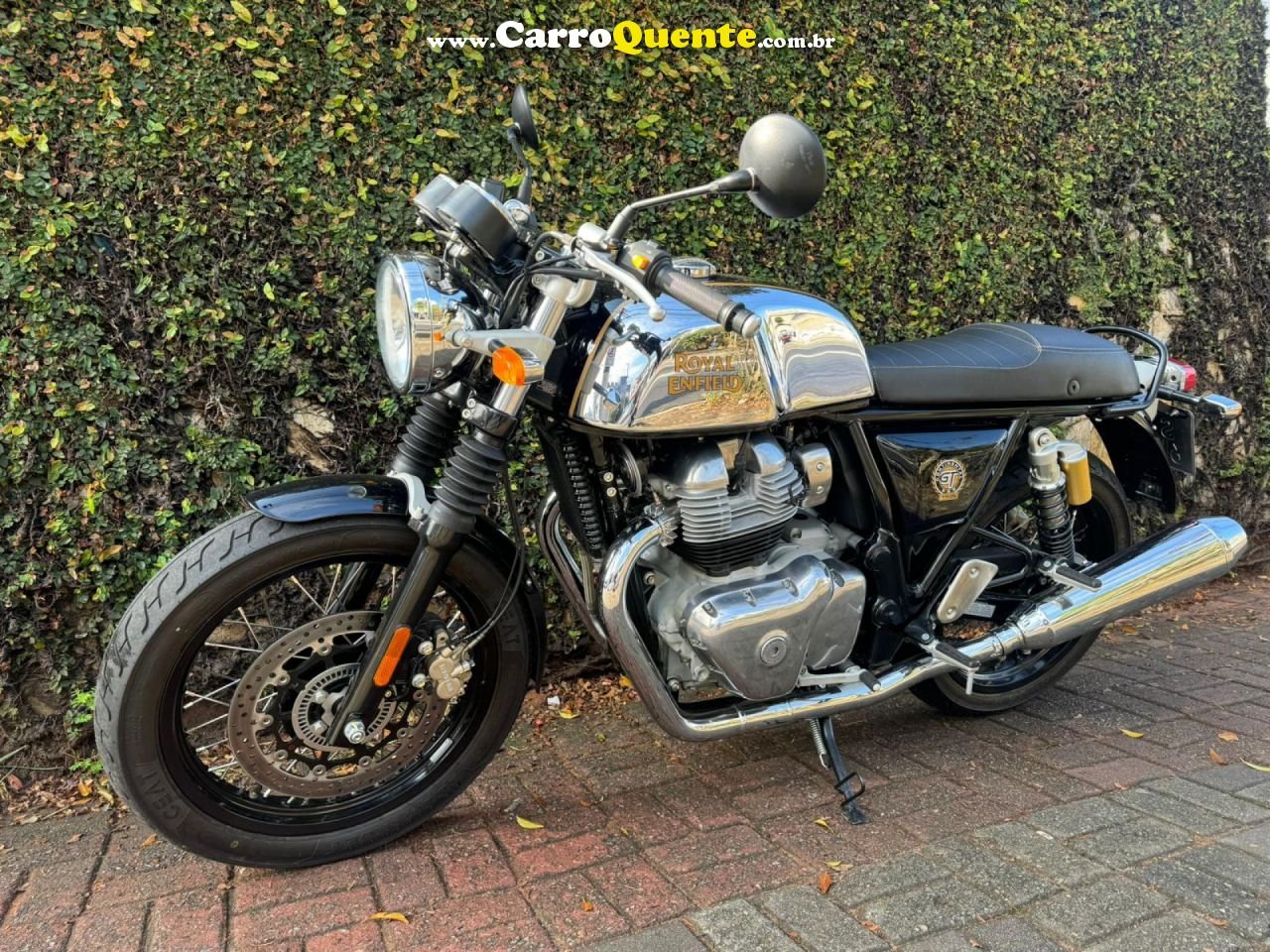 ROYAL ENFIELD   CONTINENTAL GT SPEC. COLORWAY 650CC ABS   PRATA 2023 650 GASOLINA - Loja