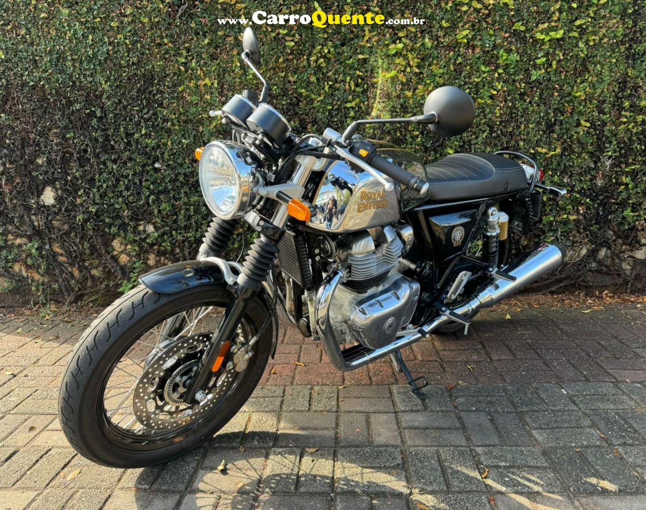 ROYAL ENFIELD   CONTINENTAL GT SPEC. COLORWAY 650CC ABS   PRATA 2023 650 GASOLINA - Loja