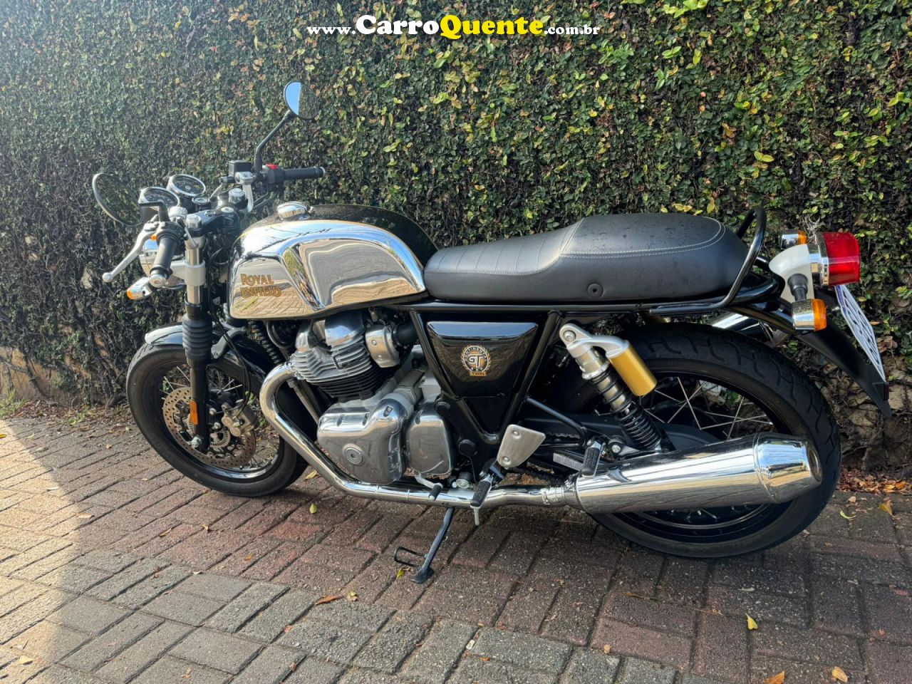 ROYAL ENFIELD   CONTINENTAL GT SPEC. COLORWAY 650CC ABS   PRATA 2023 650 GASOLINA - Loja