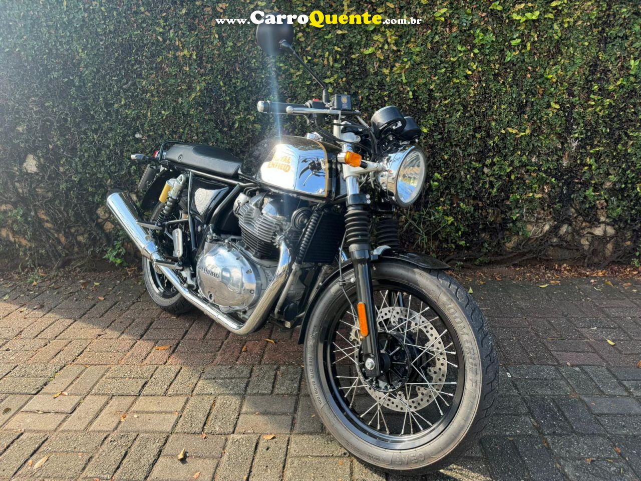 ROYAL ENFIELD   CONTINENTAL GT SPEC. COLORWAY 650CC ABS   PRATA 2023 650 GASOLINA - Loja