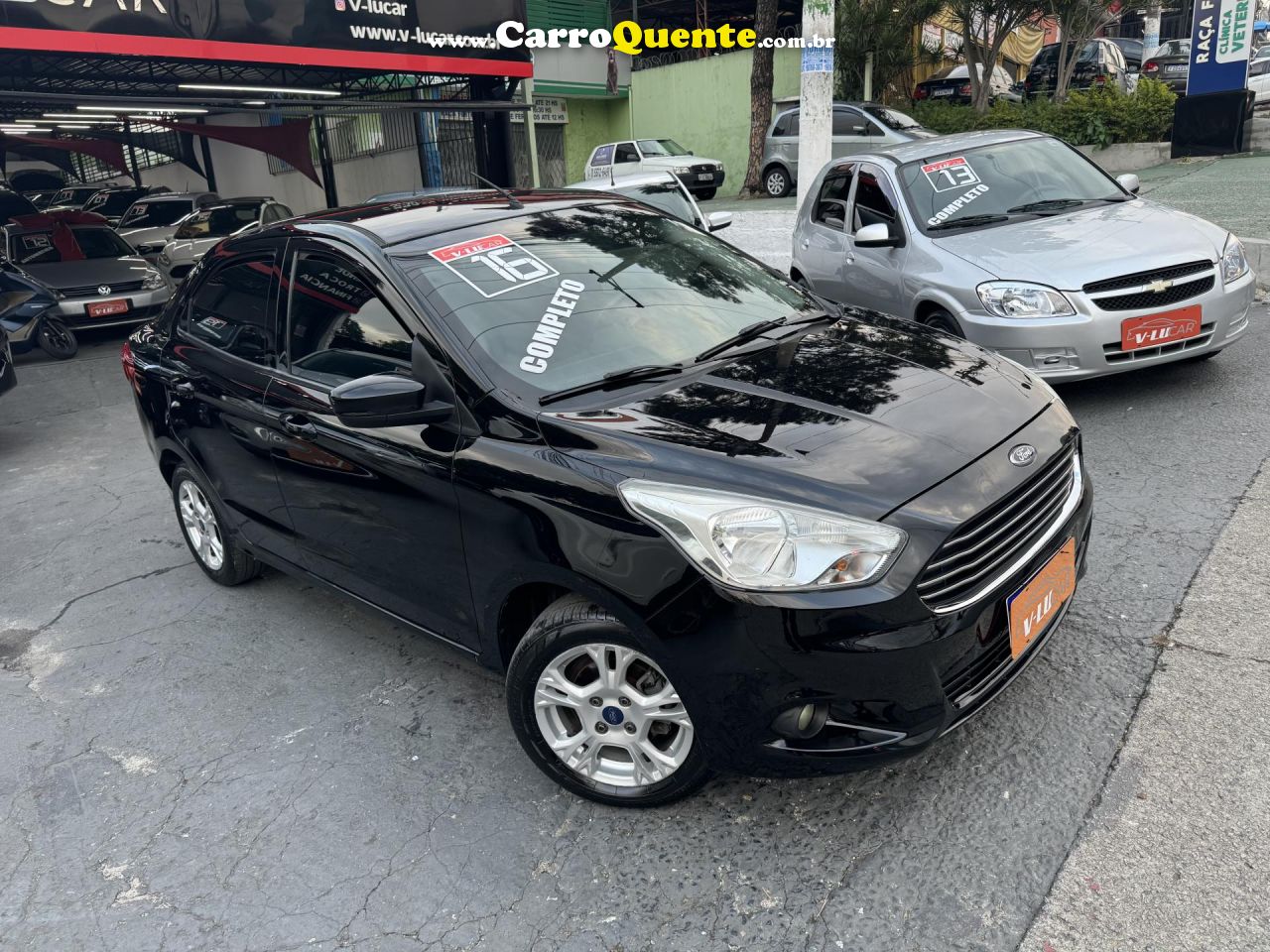 FORD   KA+ SEDAN 1.5 SEL 16V FLEX 4P   PRETO 2016 1.5 FLEX - Loja