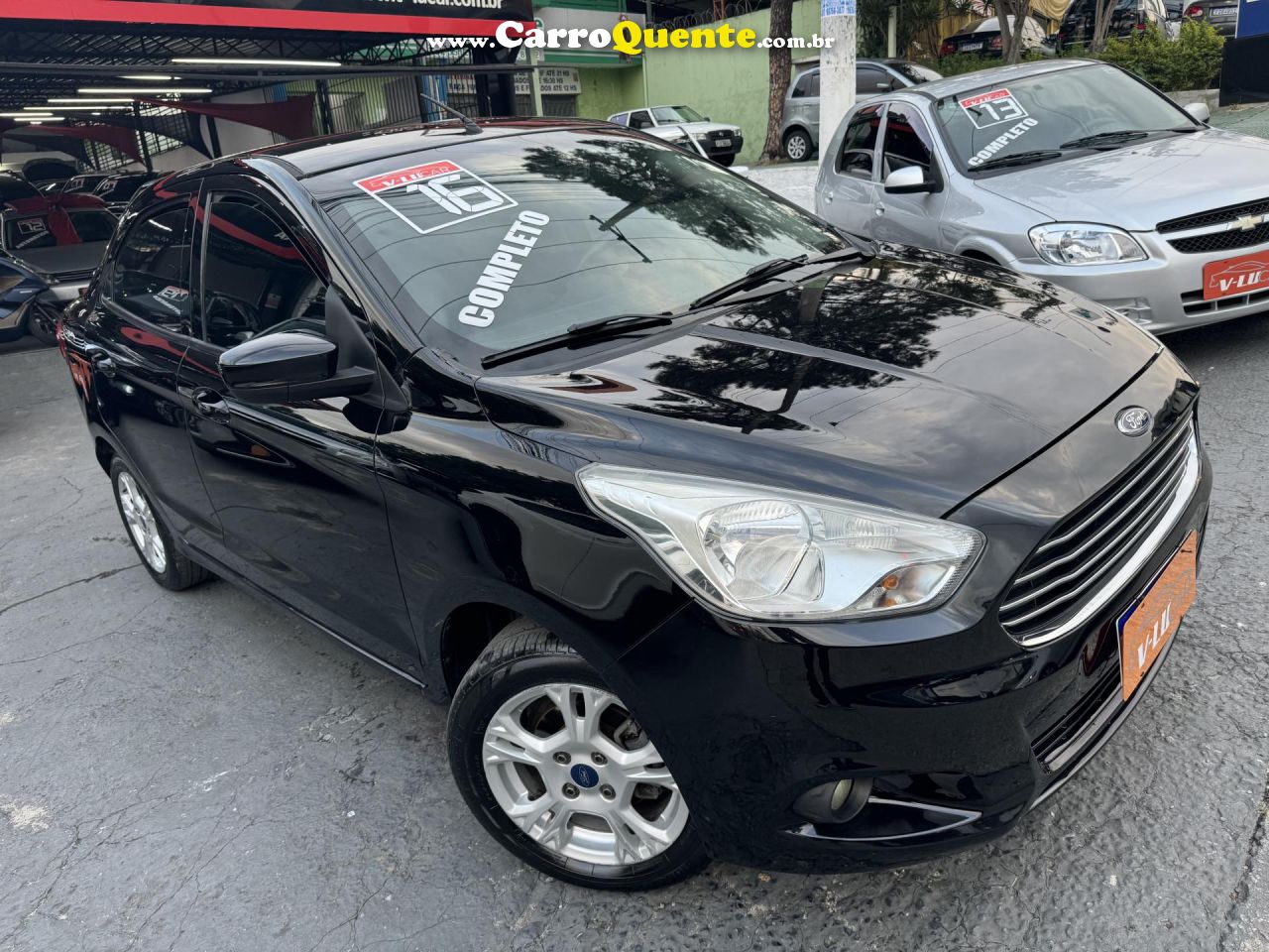 FORD   KA+ SEDAN 1.5 SEL 16V FLEX 4P   PRETO 2016 1.5 FLEX - Loja