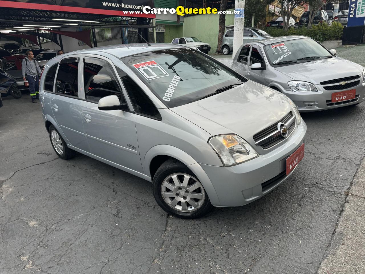 CHEVROLET   MERIVA MAXX 1.8 MPFI 8V FLEXPOWER   PRATA 2007 1.8 FLEX - Loja