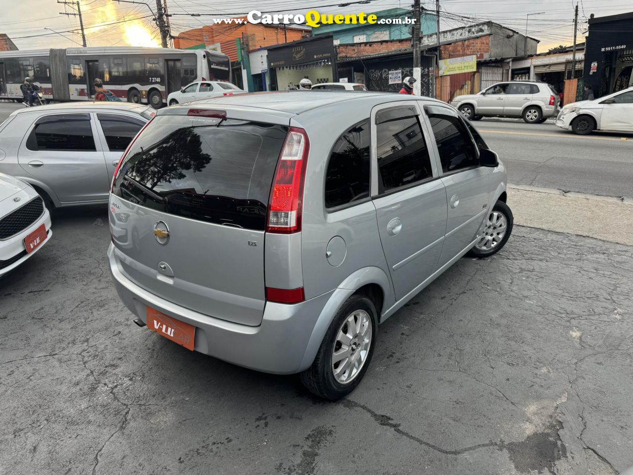 CHEVROLET   MERIVA MAXX 1.8 MPFI 8V FLEXPOWER   PRATA 2007 1.8 FLEX - Loja