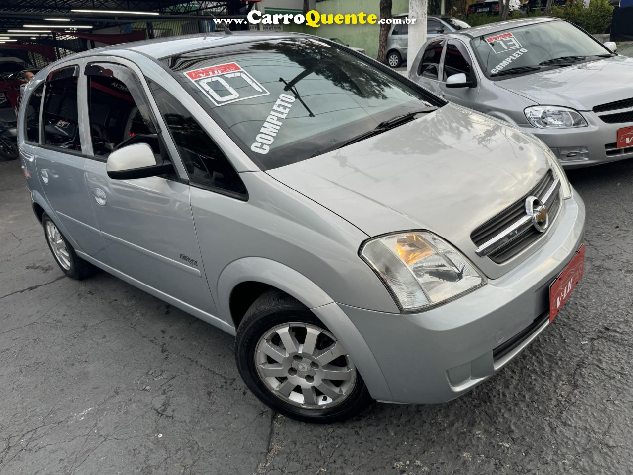 CHEVROLET   MERIVA MAXX 1.8 MPFI 8V FLEXPOWER   PRATA 2007 1.8 FLEX - Loja