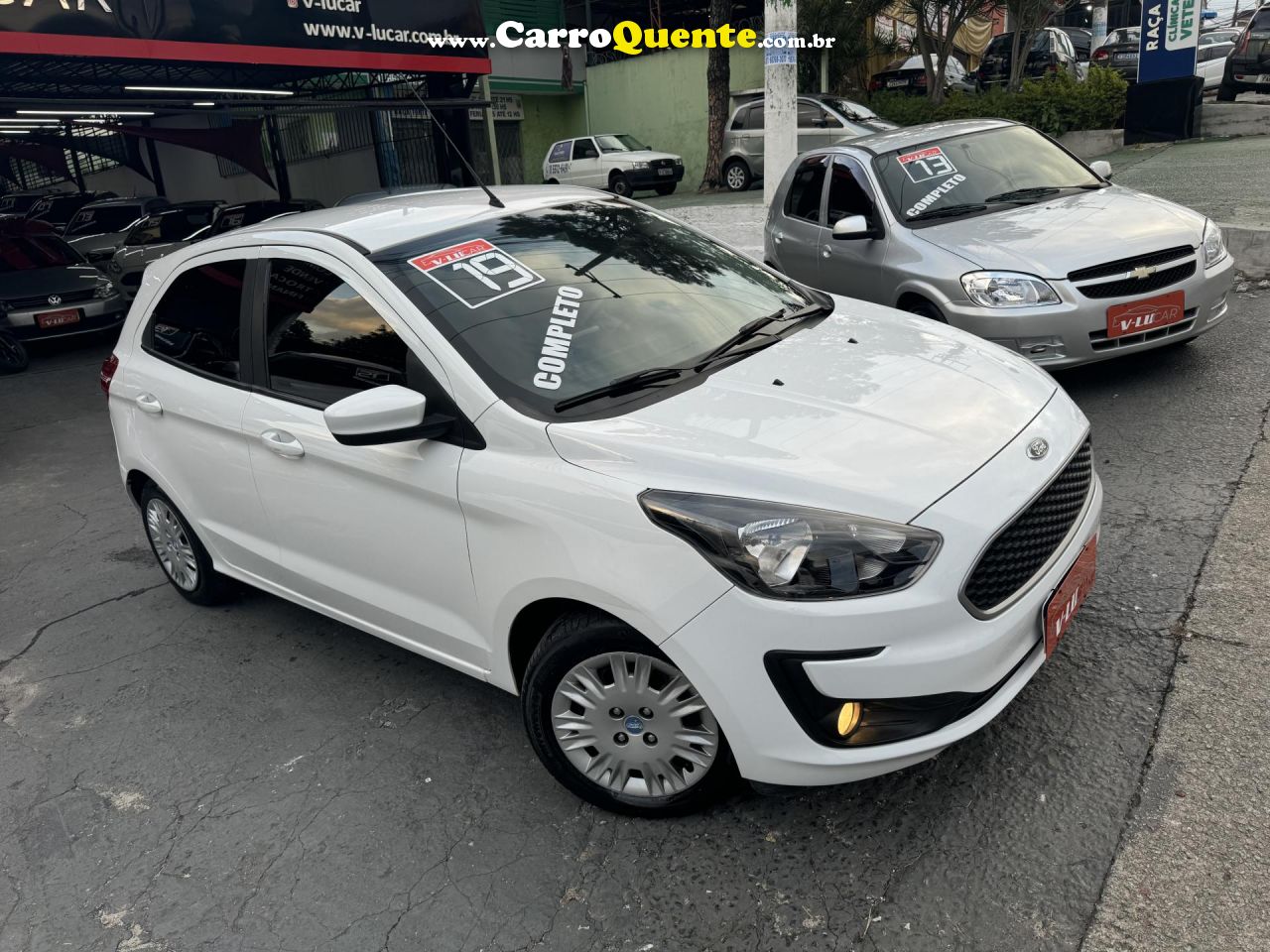 FORD   KA 1.5 SE 12V FLEX 5P MEC.   BRANCO 2019 1.5 FLEX - Loja