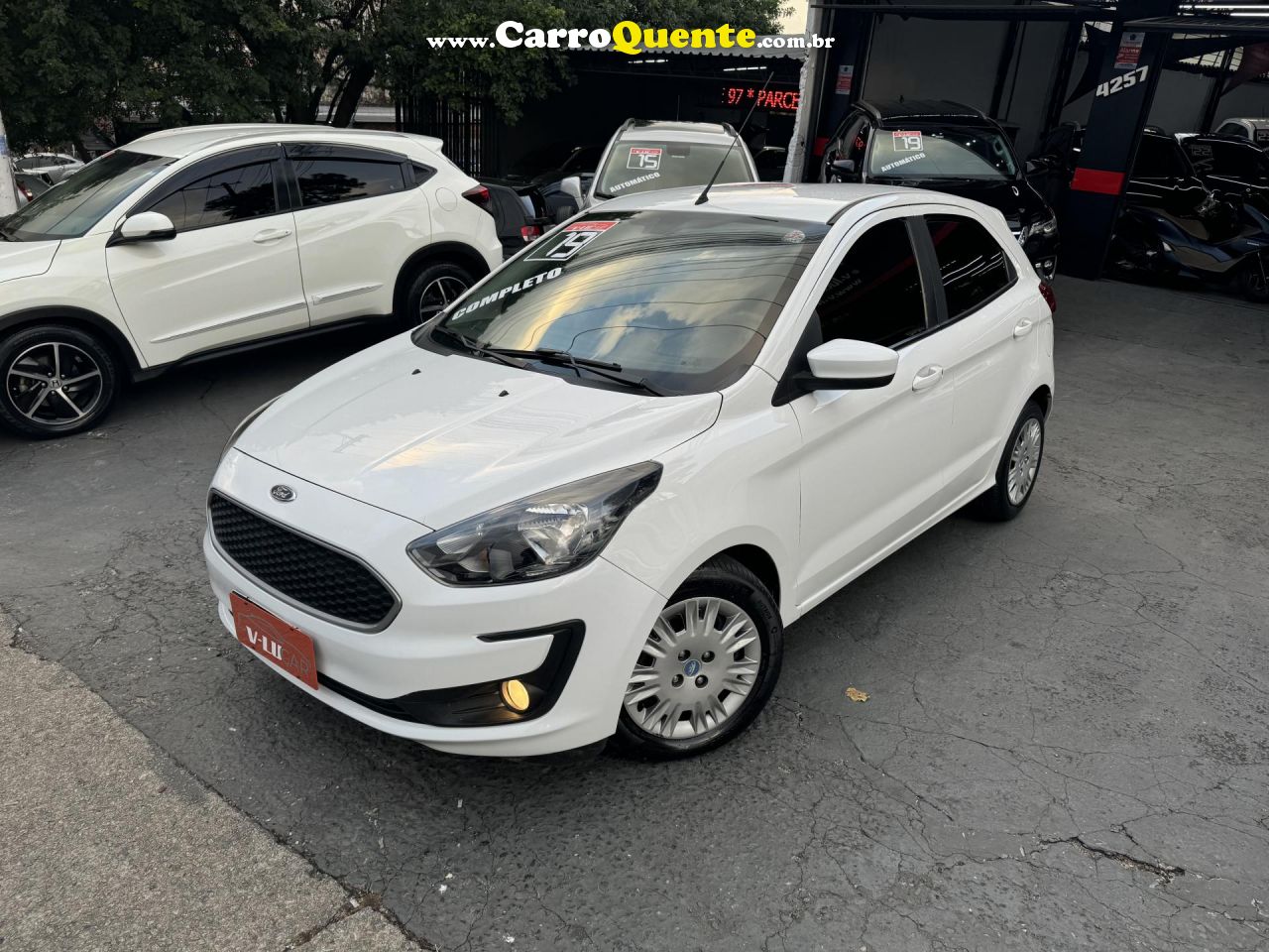 FORD   KA 1.5 SE 12V FLEX 5P MEC.   BRANCO 2019 1.5 FLEX - Loja