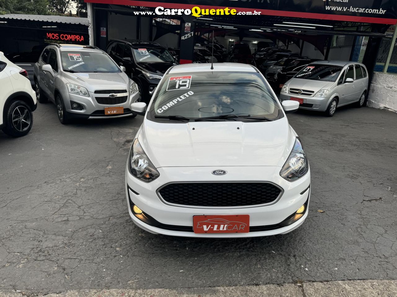 FORD   KA 1.5 SE 12V FLEX 5P MEC.   BRANCO 2019 1.5 FLEX - Loja