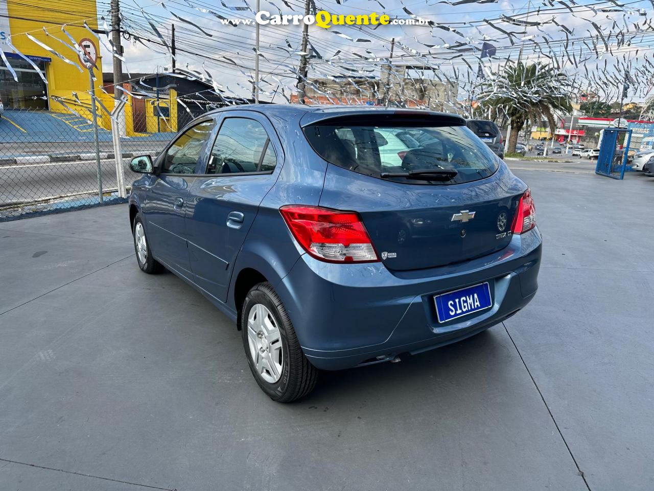 CHEVROLET   ONIX HATCH LT 1.0 8V FLEXPOWER 5P MEC.   AZUL 2015 1.0 FLEX - Loja