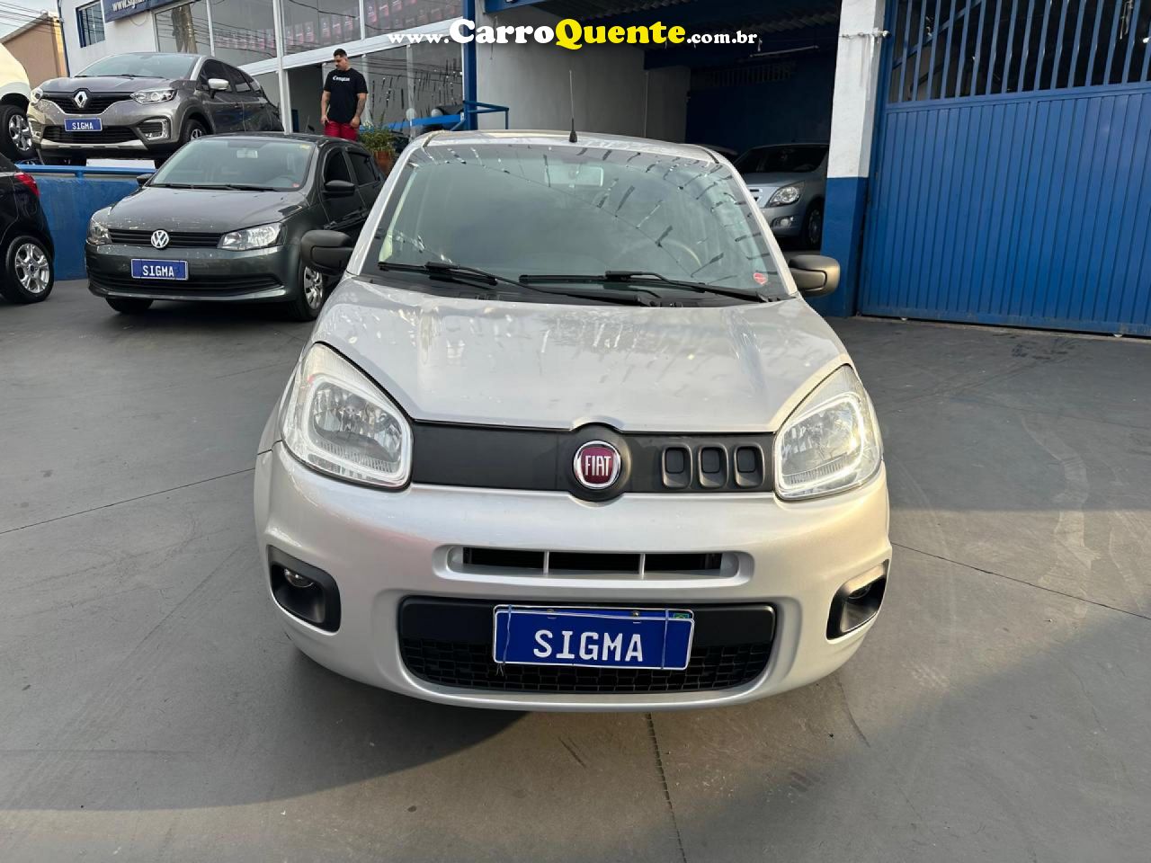 FIAT   UNO ATTRACTIVE 1.0 FIRE FLEX 8V 5P   PRATA 2016 1.0 FLEX - Loja