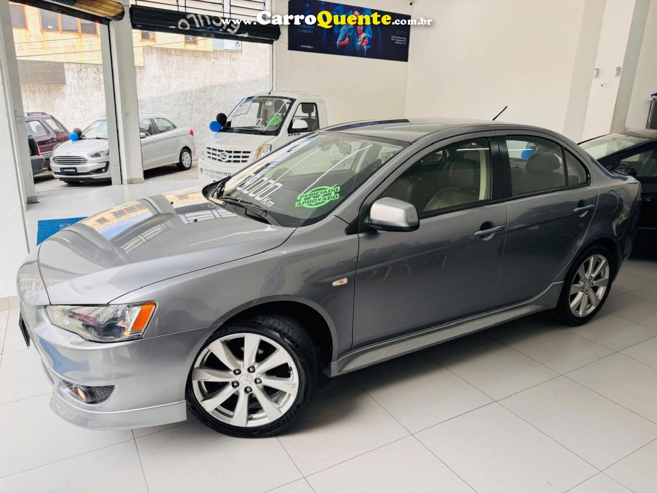 MITSUBISHI   LANCER 2.0 16V 160CV AUT.   CINZA 2014 2.0 GASOLINA - Loja