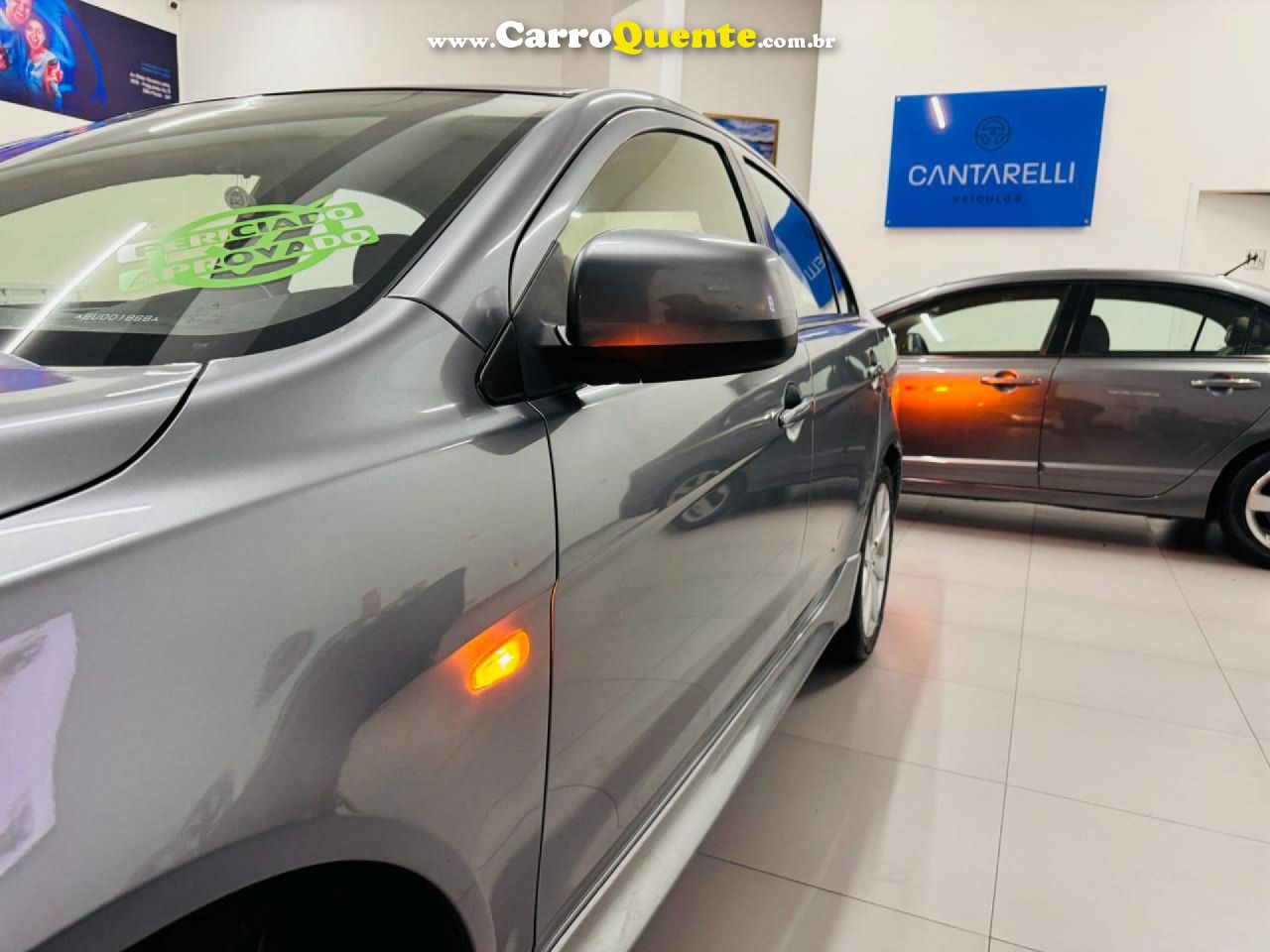 MITSUBISHI   LANCER 2.0 16V 160CV AUT.   CINZA 2014 2.0 GASOLINA - Loja