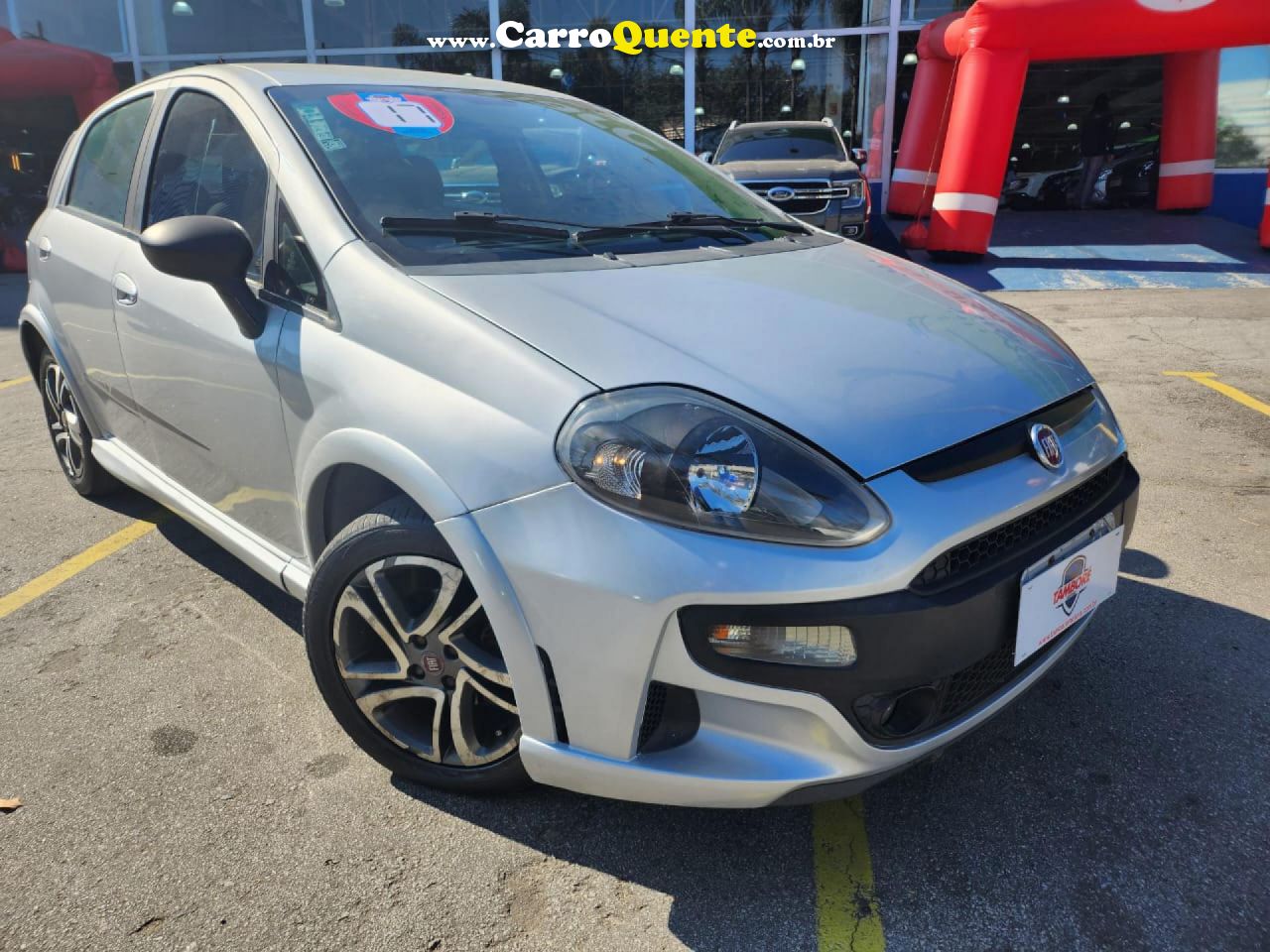 FIAT   PUNTO BLACKMOTION DUAL. 1.8 FLEX 16V 5P   PRATA 2017 1.8 FLEX - Loja