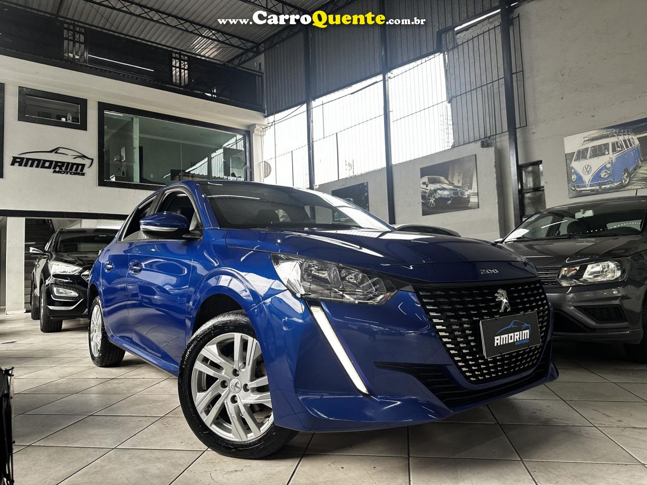 PEUGEOT   208 ACTIVE 1.6 FLEX 16V 5P AUT.   AZUL 2023 1.6 FLEX - Loja