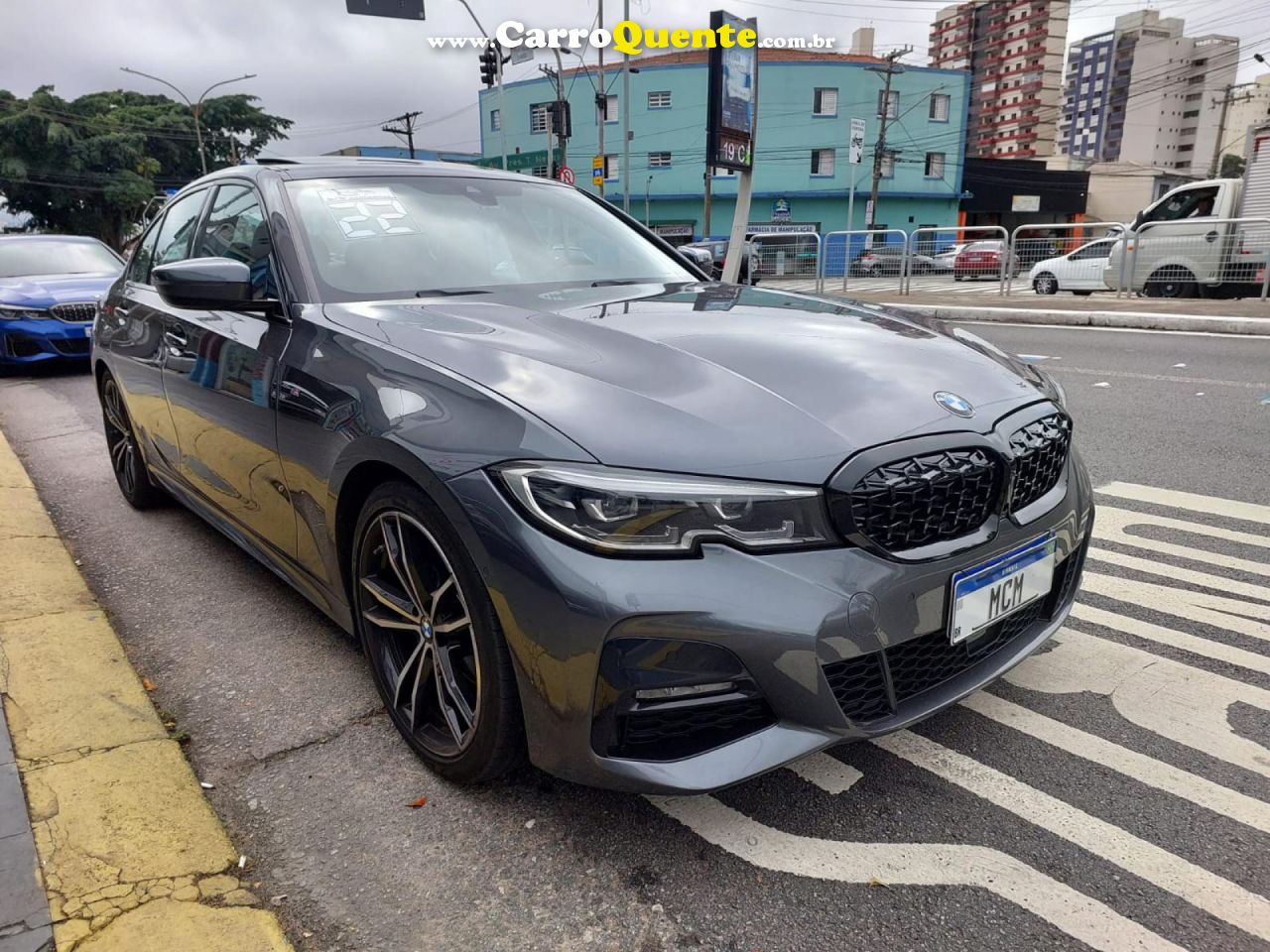 BMW   320IA 2.0 TB M SPORT A.FLEXM.SPORT 4P   CINZA 2022 2.0 FLEX - Loja