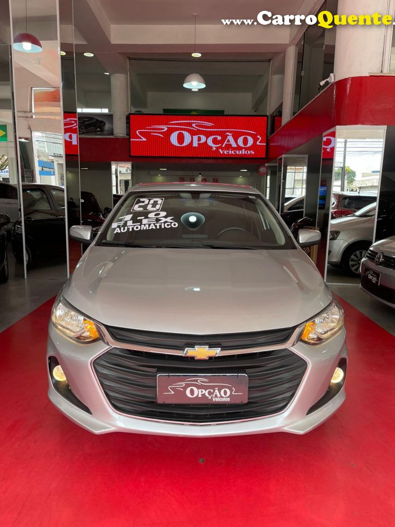 CHEVROLET   ONIX HATCH LTZ 1.0 12V TB FLEX 5P AUT.   PRATA 2020 1.0 FLEX - Loja