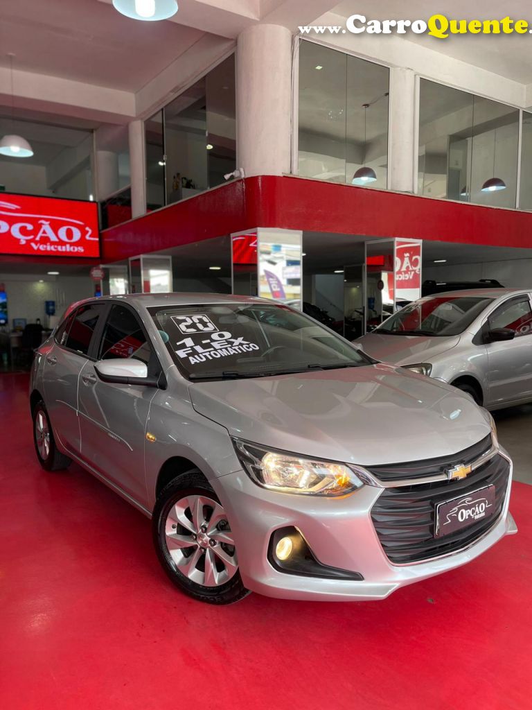 CHEVROLET   ONIX HATCH LTZ 1.0 12V TB FLEX 5P AUT.   PRATA 2020 1.0 FLEX - Loja