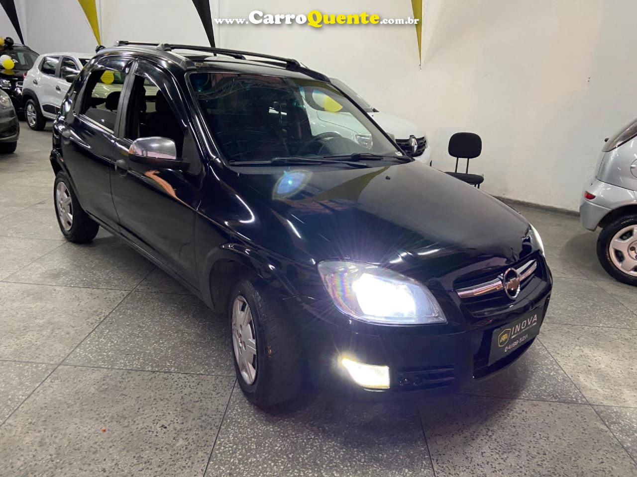 CHEVROLET   CELTA SPIRIT LT 1.0 MPFI 8V FLEXP. 5P   PRETO 2008 1.0 FLEX - Loja