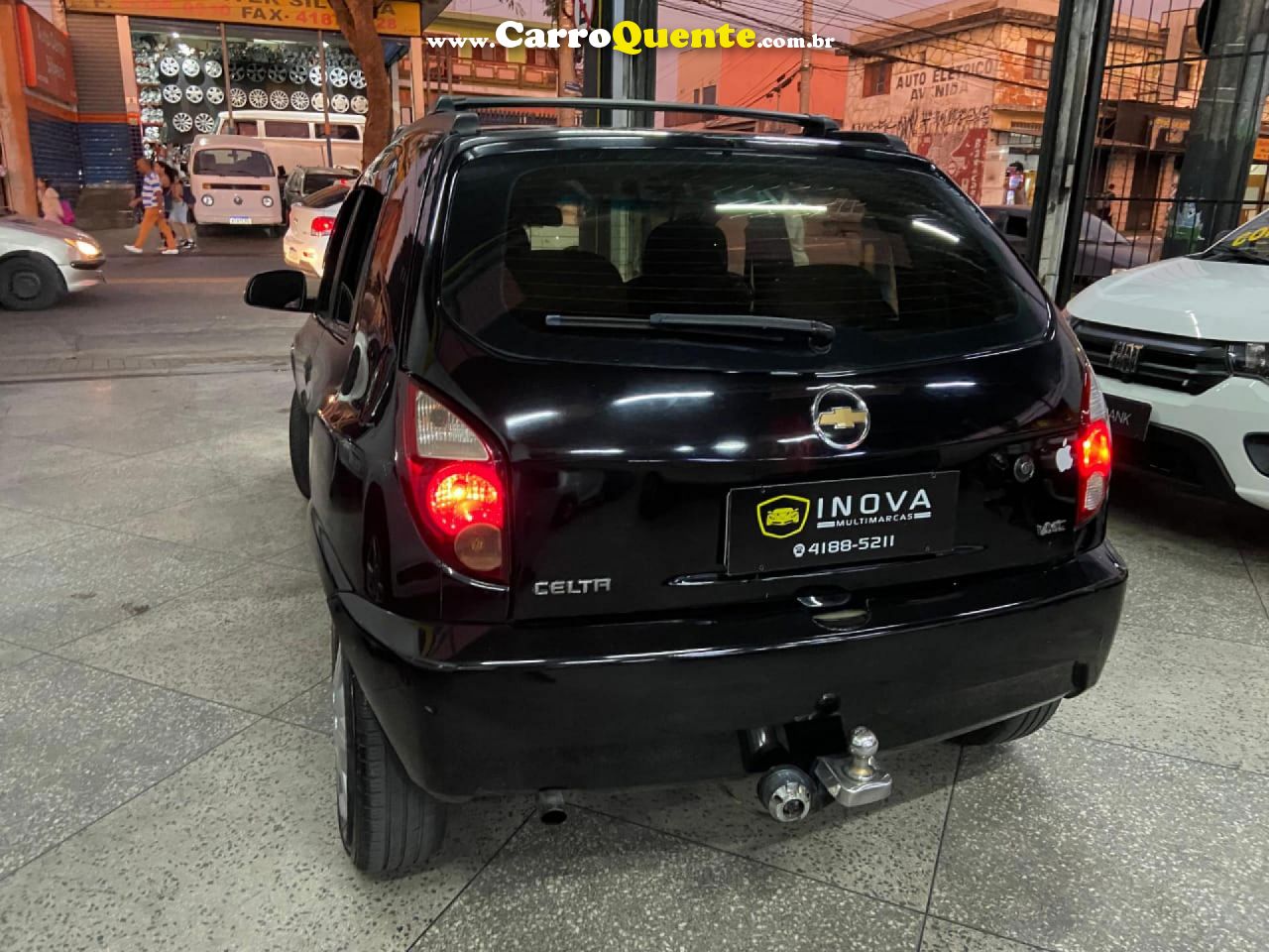 CHEVROLET   CELTA SPIRIT LT 1.0 MPFI 8V FLEXP. 5P   PRETO 2008 1.0 FLEX - Loja