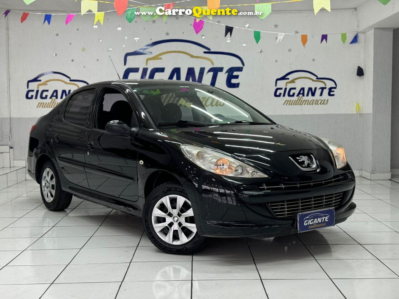 PEUGEOT   207 SEDAN PASSION XR 1.4 FLEX 8V 4P   PRETO 2012 1.4 FLEX - Loja