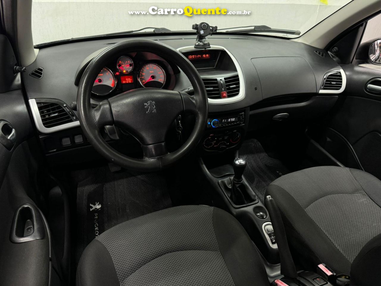 PEUGEOT   207 SEDAN PASSION XR 1.4 FLEX 8V 4P   PRETO 2012 1.4 FLEX - Loja