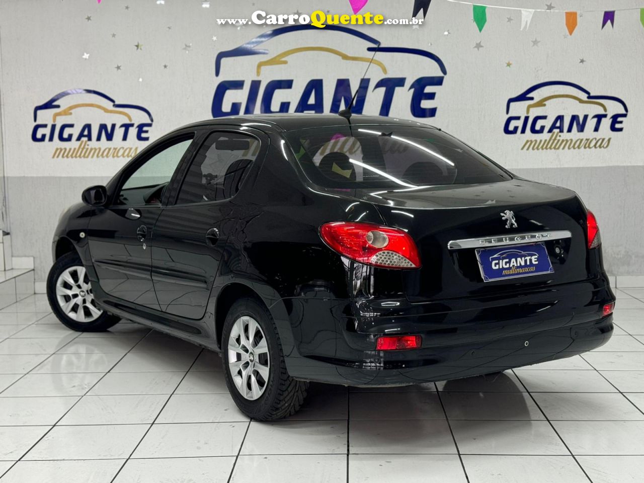 PEUGEOT   207 SEDAN PASSION XR 1.4 FLEX 8V 4P   PRETO 2012 1.4 FLEX - Loja