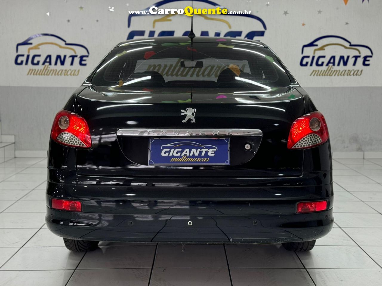 PEUGEOT   207 SEDAN PASSION XR 1.4 FLEX 8V 4P   PRETO 2012 1.4 FLEX - Loja