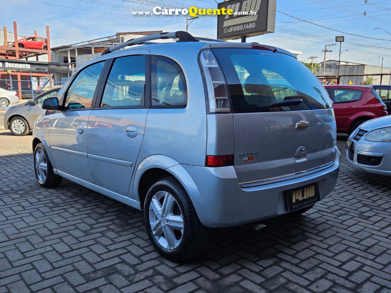 CHEVROLET   MERIVA PREM.EASYTRONIC 1.8 FLEXPOWER 5P   PRATA 2010 1.8 FLEX - Loja