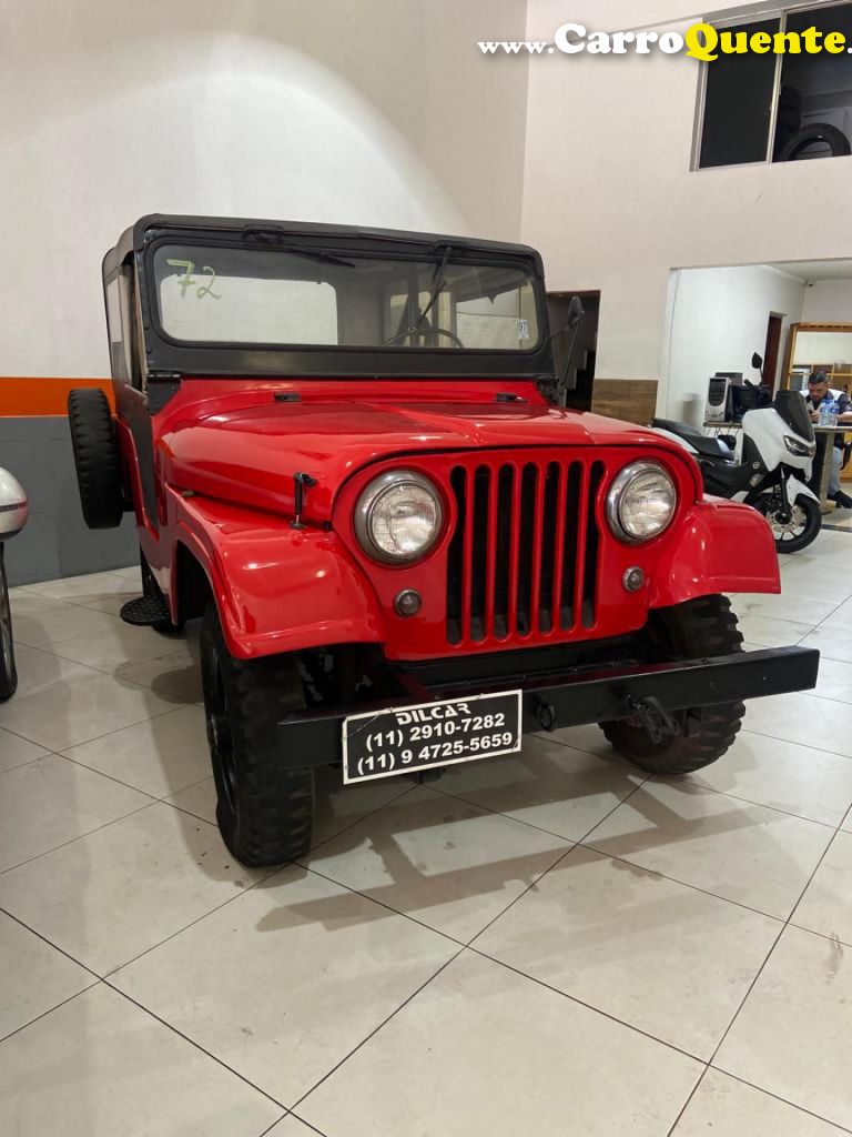 FORD   FORD JEEP WILLY   VERMELHO 1972 6CC GASOLINA - Loja