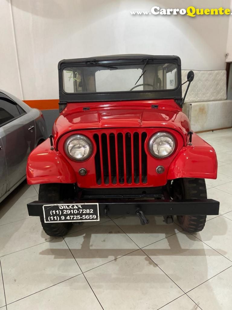 FORD   FORD JEEP WILLY   VERMELHO 1972 6CC GASOLINA - Loja