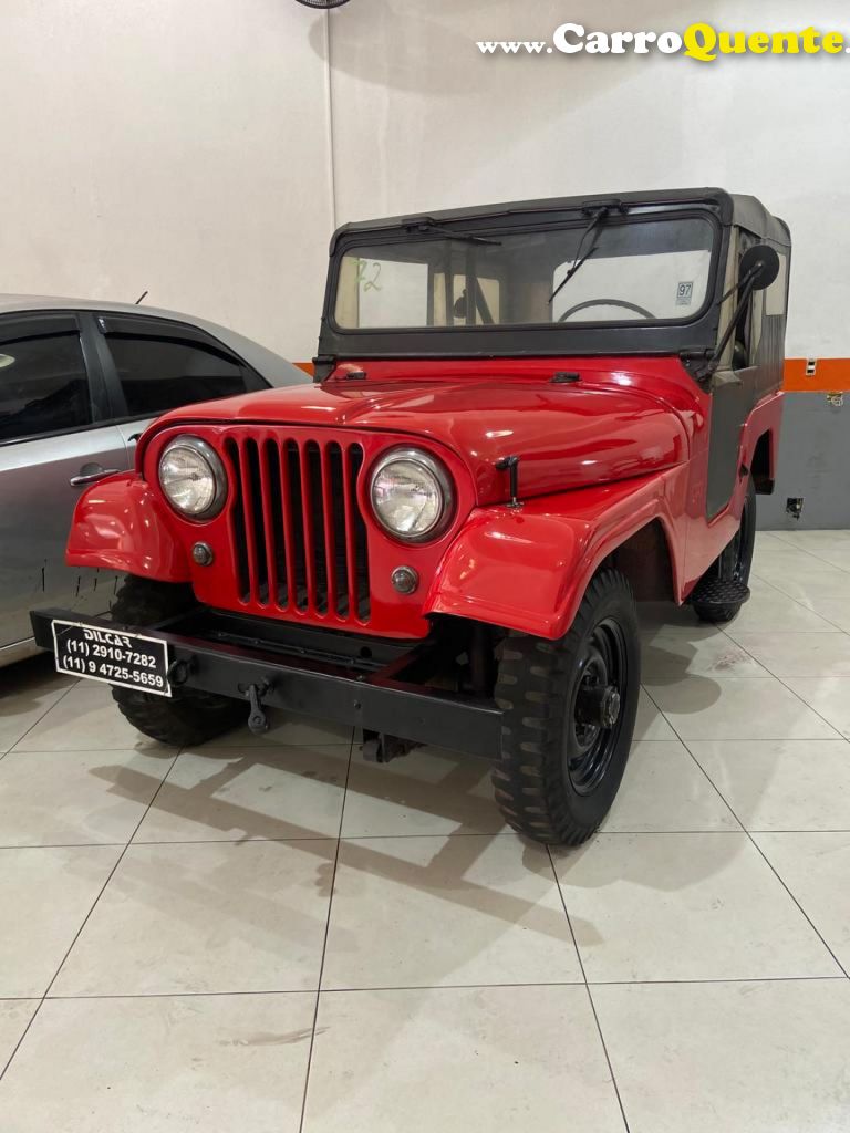 FORD   FORD JEEP WILLY   VERMELHO 1972 6CC GASOLINA - Loja