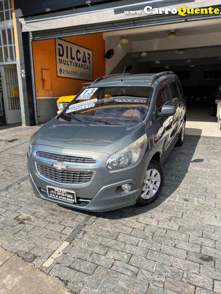 CHEVROLET   SPIN LTZ 1.8 8V ECONO.FLEX 5P AUT.   CINZA 2013 1.8 FLEX - Loja