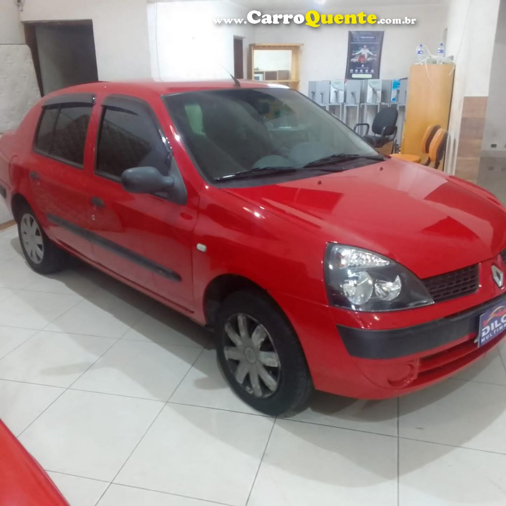 RENAULT   CLIO RN EXPRESSION 1.6 16V 5P   VERMELHO 2005 1.6 FLEX - Loja