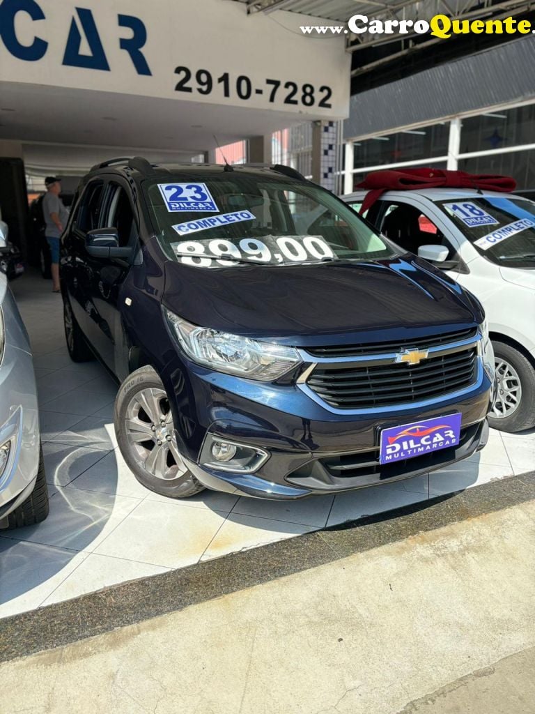 CHEVROLET   SPIN PREMIER 1.8 8V ECONO.FLEX 5P AUT.   AZUL 2023 1.8 FLEX - Loja