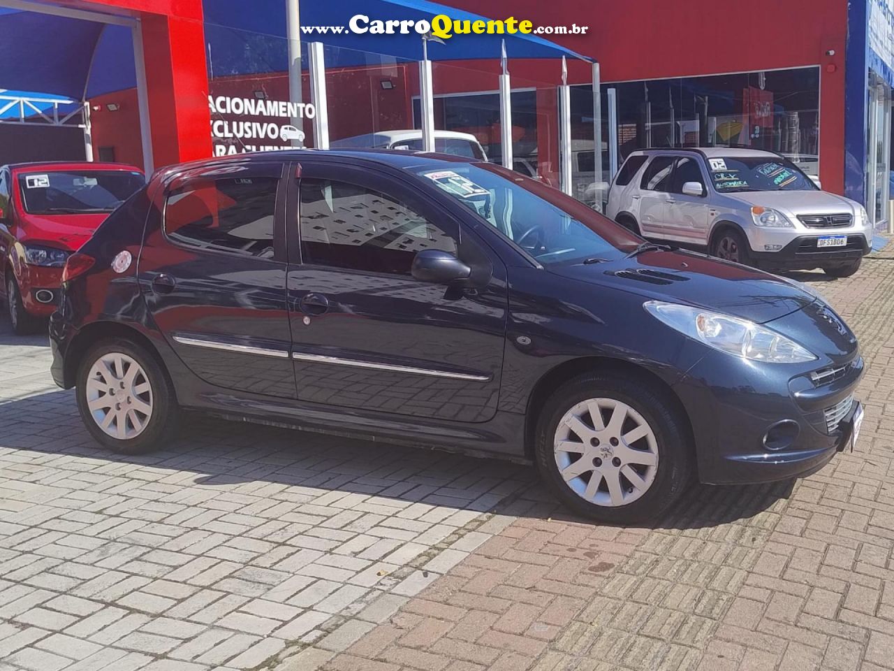 PEUGEOT   207 XS 1.6 FLEX 16V 5P AUT.   AZUL 2012 1.6 FLEX - Loja