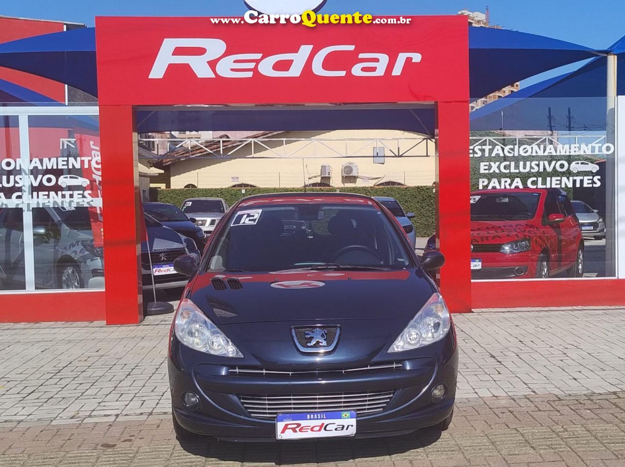 PEUGEOT   207 XS 1.6 FLEX 16V 5P AUT.   AZUL 2012 1.6 FLEX - Loja