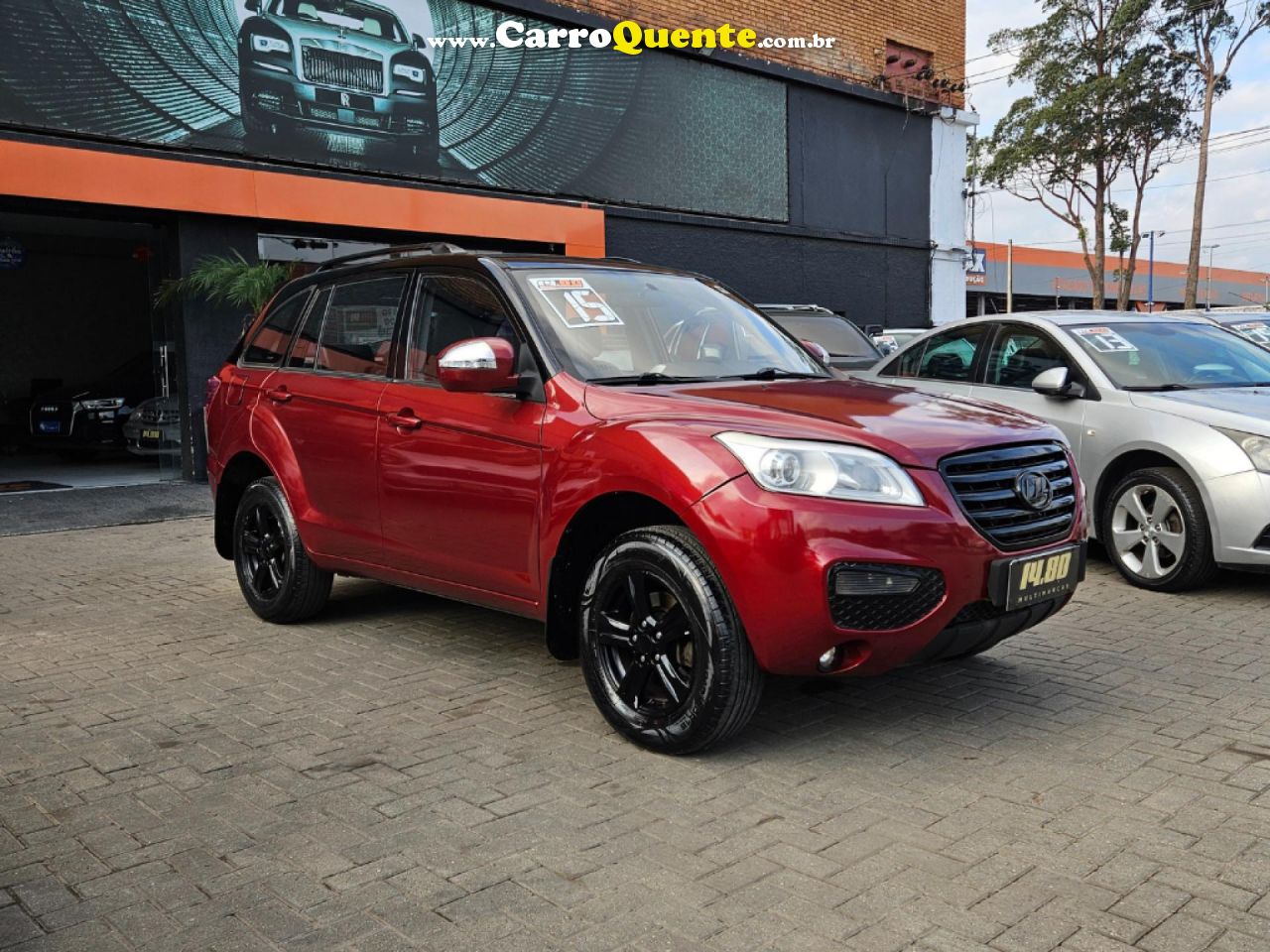 LIFAN   X60 1.8 16V 128CV 5P MEC.   VERMELHO 2015 1.8 GASOLINA - Loja