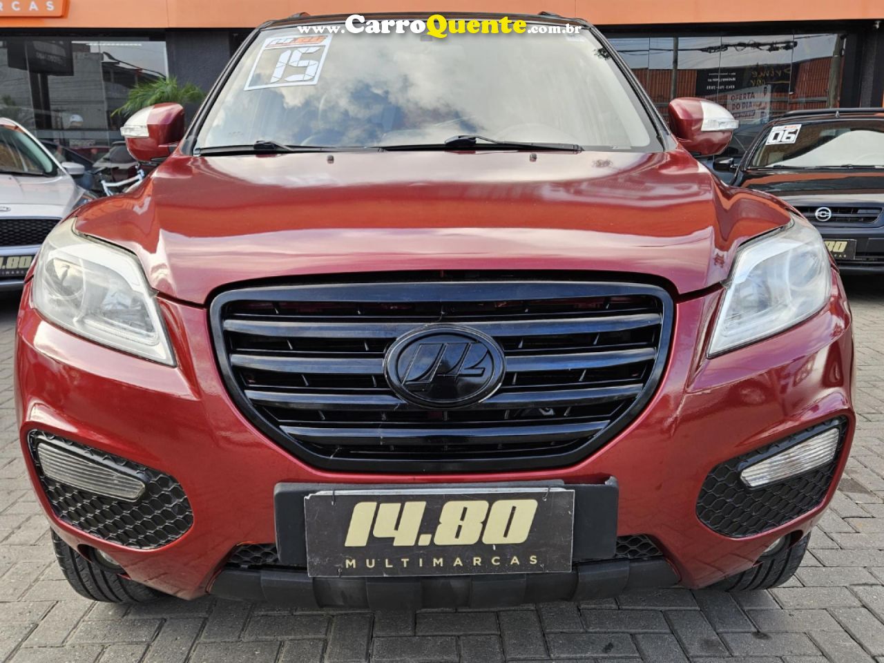 LIFAN   X60 1.8 16V 128CV 5P MEC.   VERMELHO 2015 1.8 GASOLINA - Loja