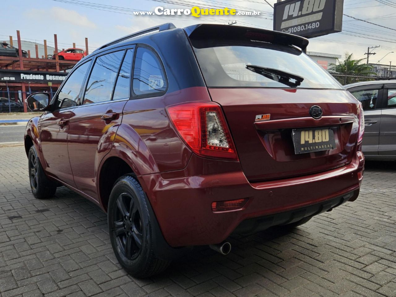 LIFAN   X60 1.8 16V 128CV 5P MEC.   VERMELHO 2015 1.8 GASOLINA - Loja