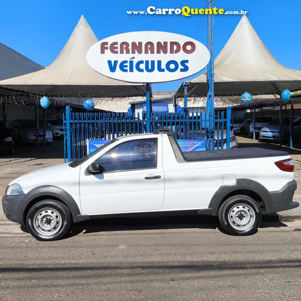 FIAT   STRADA WORKING HARD 1.4 FIRE FLEX 8V CS   BRANCO 2020 1.4 FLEX - Loja