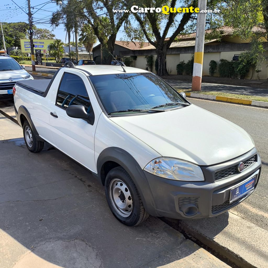 FIAT   STRADA WORKING HARD 1.4 FIRE FLEX 8V CS   BRANCO 2020 1.4 FLEX - Loja