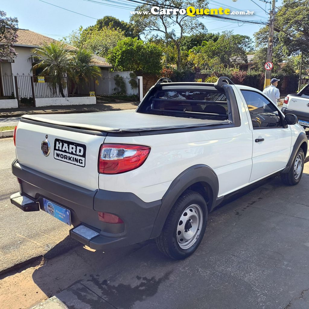 FIAT   STRADA WORKING HARD 1.4 FIRE FLEX 8V CS   BRANCO 2020 1.4 FLEX - Loja