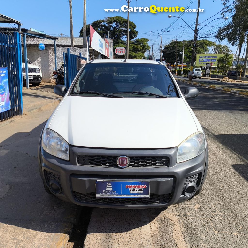 FIAT   STRADA WORKING HARD 1.4 FIRE FLEX 8V CS   BRANCO 2020 1.4 FLEX - Loja