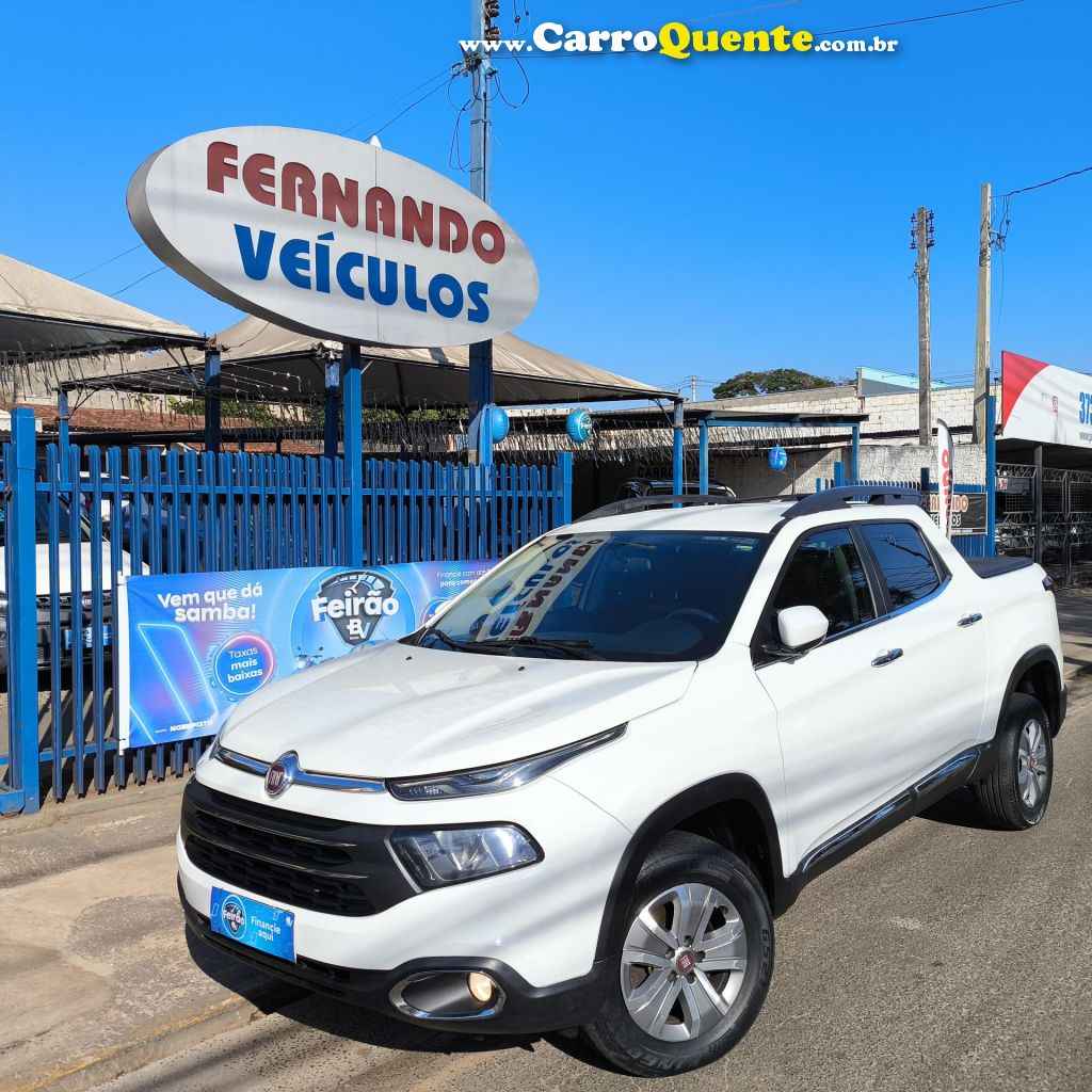 FIAT   TORO FREEDOM 1.8 16V FLEX AUT.   BRANCO 2019 1.8 FLEX - Loja