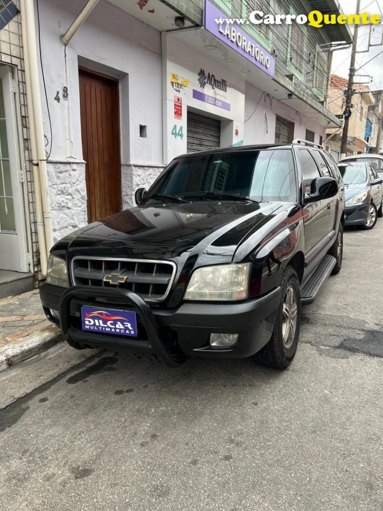 CHEVROLET   S10 BLAZER EXECUTIVE 4.3 V6   PRETO 2003 4.3 GASOLINA - Loja